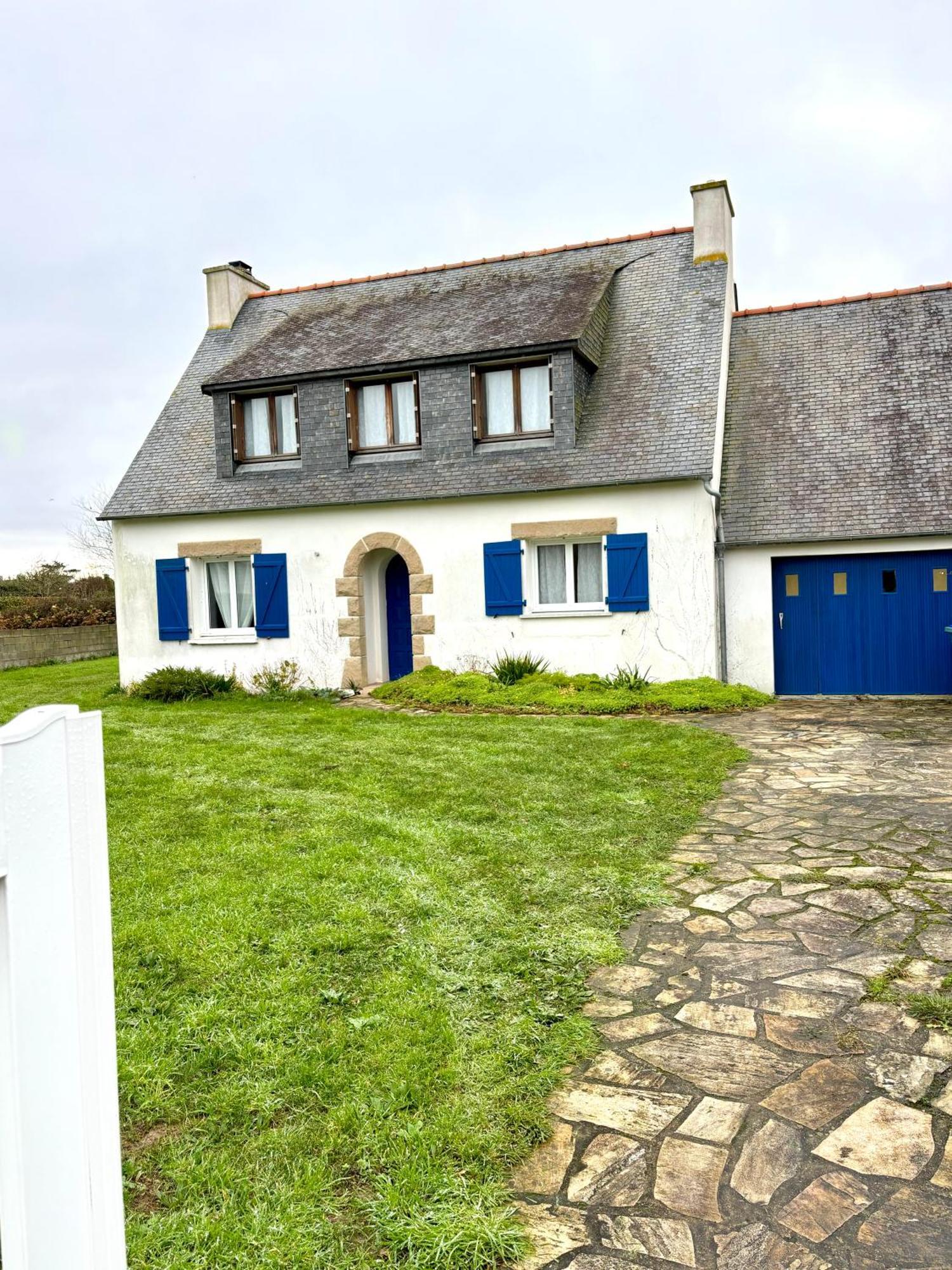 Maison Ideale Avec Enfant Porspoder Buitenkant foto
